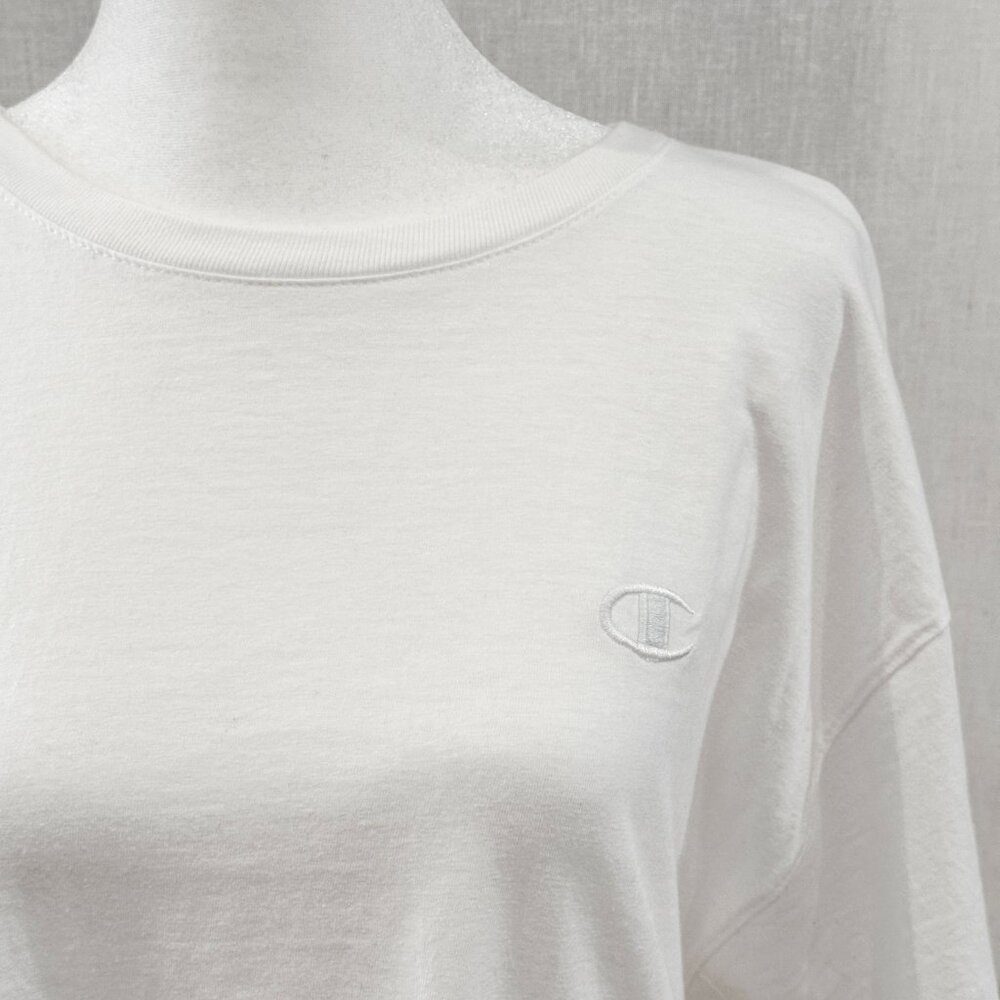 Champion White T Shirt Mens Size L